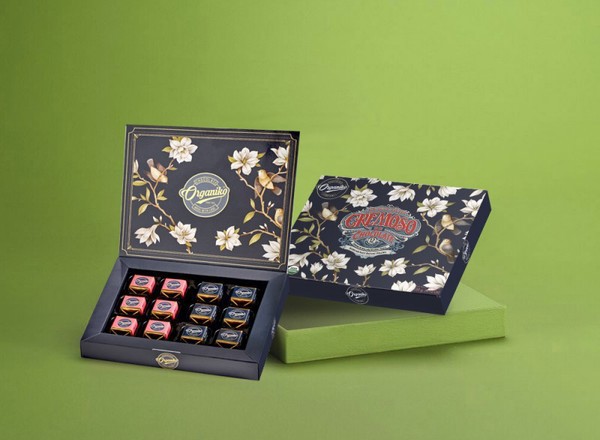 Hazelnuts Assortment Praline, Sweet and Intense