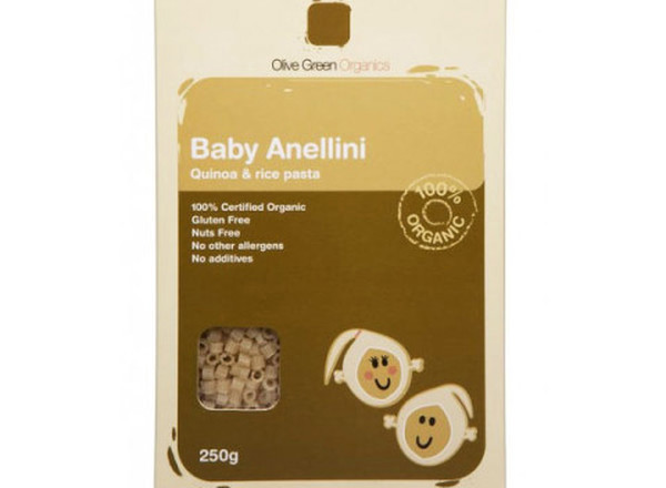 Pasta Organic (Gluten-Free): Anellini Baby, Plain : Quinoa & Rice - OG