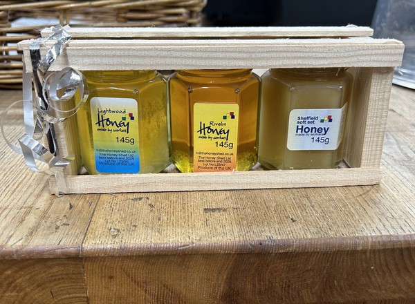 The Honey Shed Pack of 3 Honey