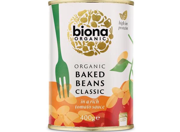 Organic Baked Beans in Tomato Sauce 400g