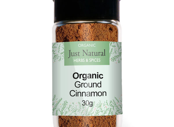 Organic Ground Ceylon Cinnamon (Glass Jar) - 35g