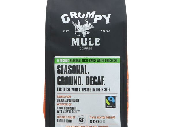 Grumpy Mule Ground Decaf Swiss Water Processed