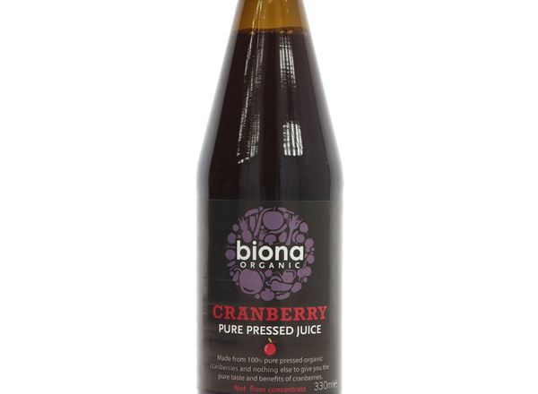 Organic Cranberry Juice 100% Pure - 330ML