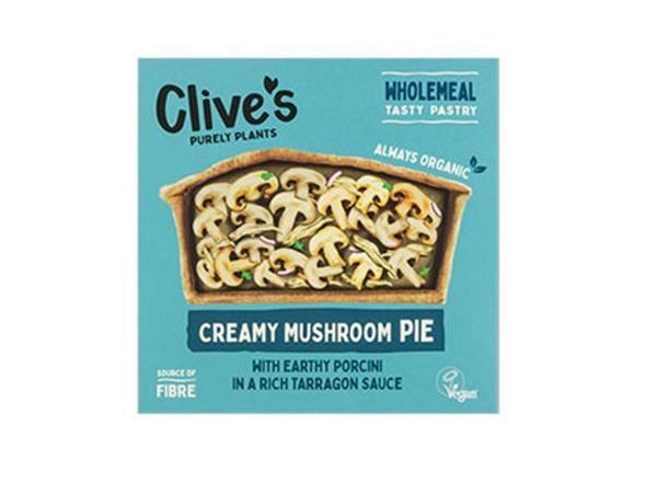 Clive's Organic Creamy Mushroom Pie