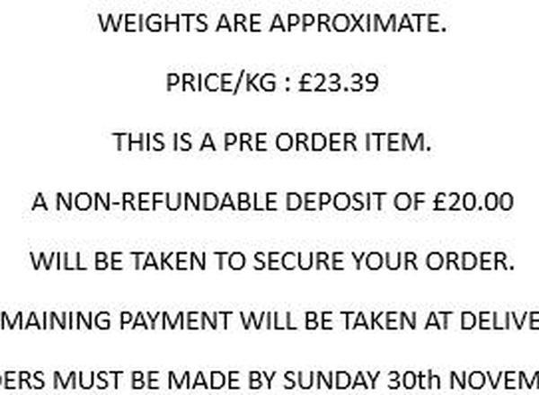 Organic Turkey 5 - 6kg