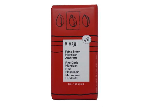 Vivani Organic Dark Chocolate with Marzipan Amaretto