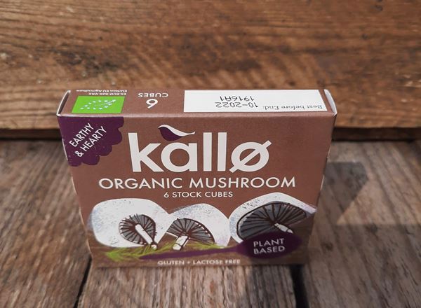 Kallo Mushroom Stock Cubes 66g
