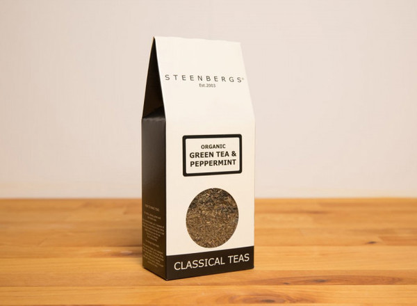 Steenbergs Organic Green tea with Peppermint
