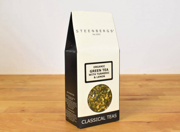 Steenbergs Organic Green tea with turmeric and lemon