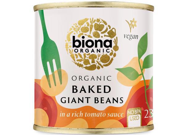 Baked Giant Beans in Tomato Sauce Organic 230g