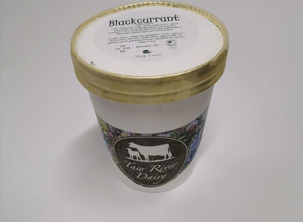 Taw River Dairy Luxury Ice Cream - Blackcurrant - Non Organic