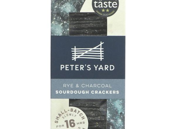 Peters Yard charcoal & rye Crackers