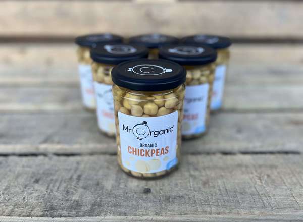 Organic Chickpeas (Glass Jar)