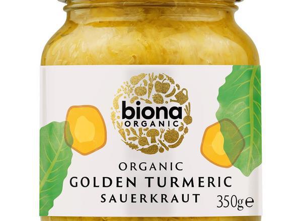 Organic Golden Turmeric Sauerkraut 350g