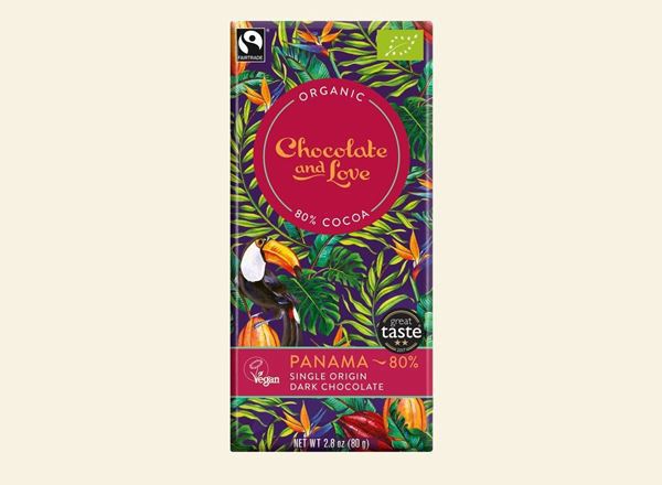 Chocolate and Love 80% Dark Panama Chocolate