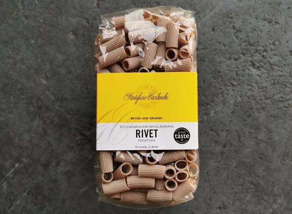 Rivet Rigatoni, Wholegrain, Organic 400g