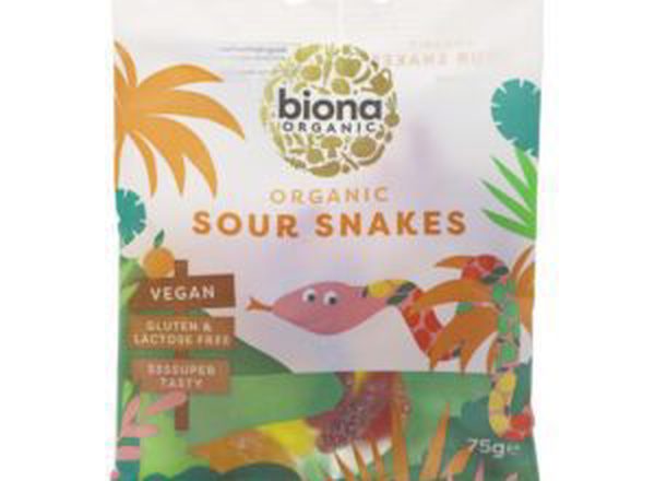 Sweets - Sour Snakes GF (Biona)