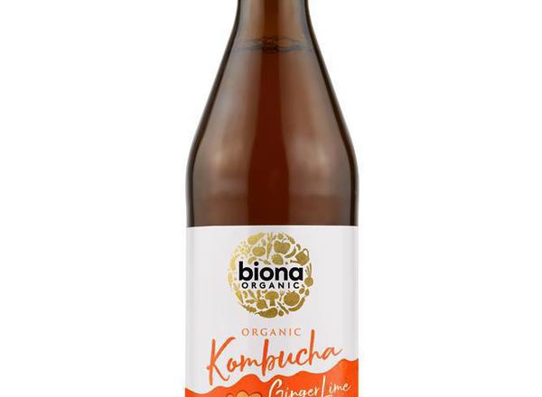 Organic Kombucha Ginger & Lime 330ml