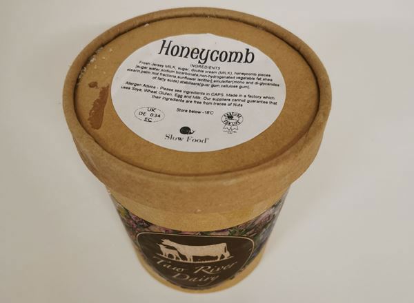 Taw River Dairy Luxury Ice Cream - Honeycomb Non Organic