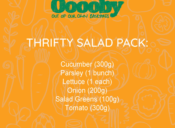Thrifty Salad Pack (SAVE 10% - no customisation)