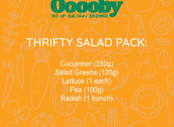 Thrifty Salad Pack (SAVE 10% - no customisation)