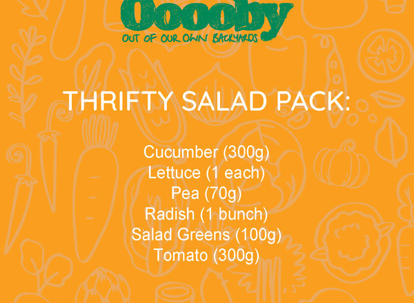 Thrifty Salad Pack (SAVE 10% - no customisation)