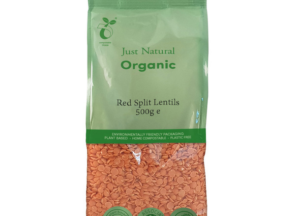 Organic Red Split Lentils 500g