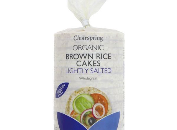 (Clearspring) Rice Cakes - Brown Rice Lightly Salted 120g