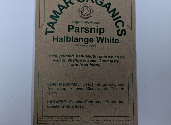 (Seeds) Parsnip - Halblange White