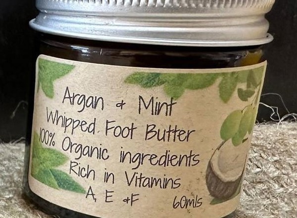 Nefertem Organic Argan and Mint body and foot butter