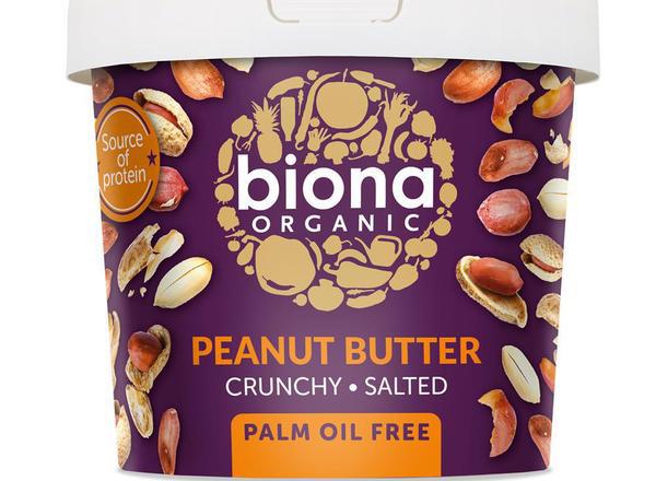 Biona Organic Peanut Butter Crunchy Salted 1KG