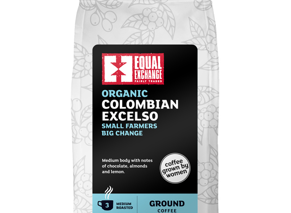 Organic & Fair Trade Colombian Excelso Roast & Ground Coffee 200g