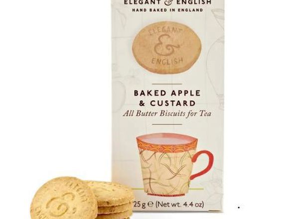 Baked Apple & Custard Biscuits