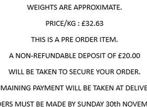 Organic Gammon Smoked (3kg)