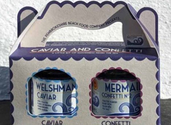 Pembrokeshire Beach Food, Caviar and Confetti Gift Set