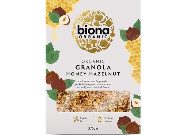 Organic Honey Hazel Crunchy Granola - No added sugar 375g