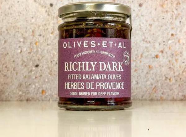 Richly Dark Pitted Kalamata Olives with Herbes De Provence