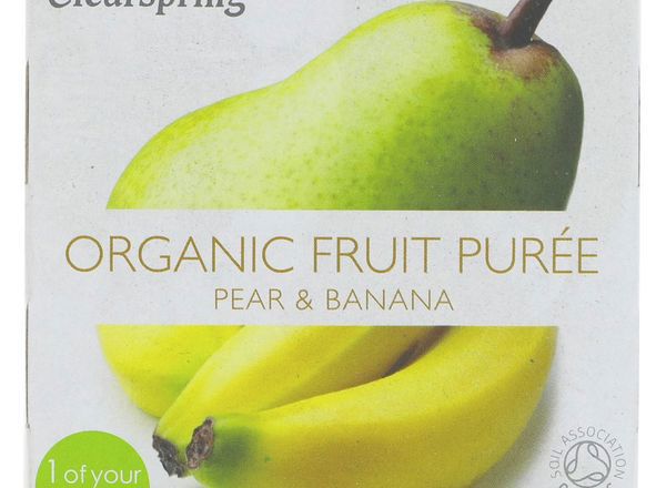 Clearspring Organic Fruit Puree Pear & Banana