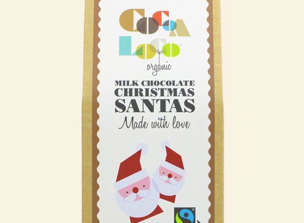 Cocoa Loco Milk Chocolate Santas