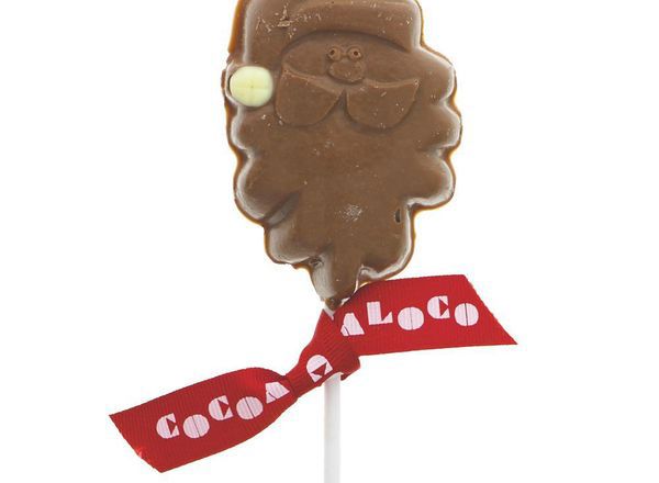 Milk Chocolate Santa Lollipop