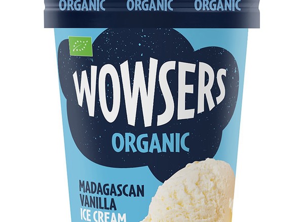 Organic Madagascan Vanilla Ice Cream Tub 460ml