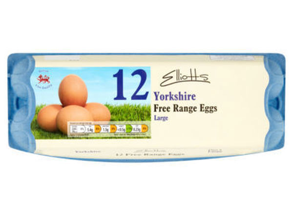 Elliotts Large Free Range Eggs 12