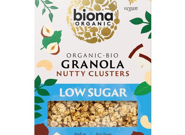 Biona Organic Granola Nutty Clusters Low Sugar 375g