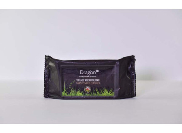 Dragon, Vintage Welsh White Cheddar, 350g Wedge