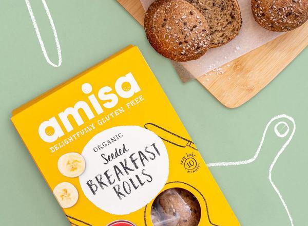 Amisa Seeded Breakfast Rolls Gluten Free