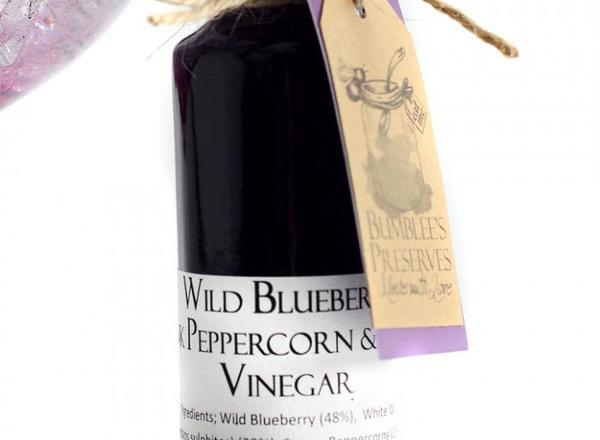 Wild Blueberry, Pink Peppercorn & Thyme Vinegar