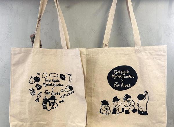 ENMG x Five Acres tote bag: veg design