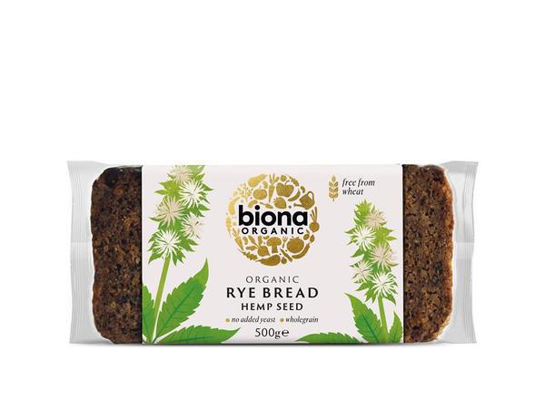 Organic Rye Bread - Hemp Seed - 500g