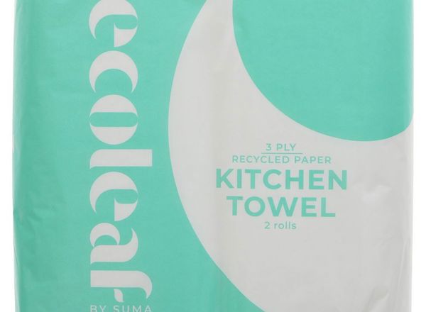 Ecoleaf Kitchen Roll 2pk