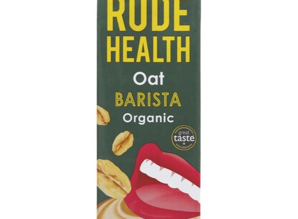 Rude Health organic oat barista milk